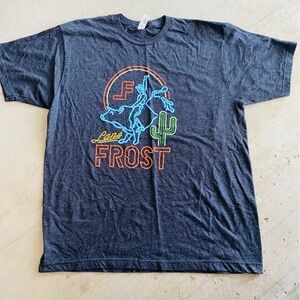 Lane Frost | Neon Charcoal Gray Shirt XL